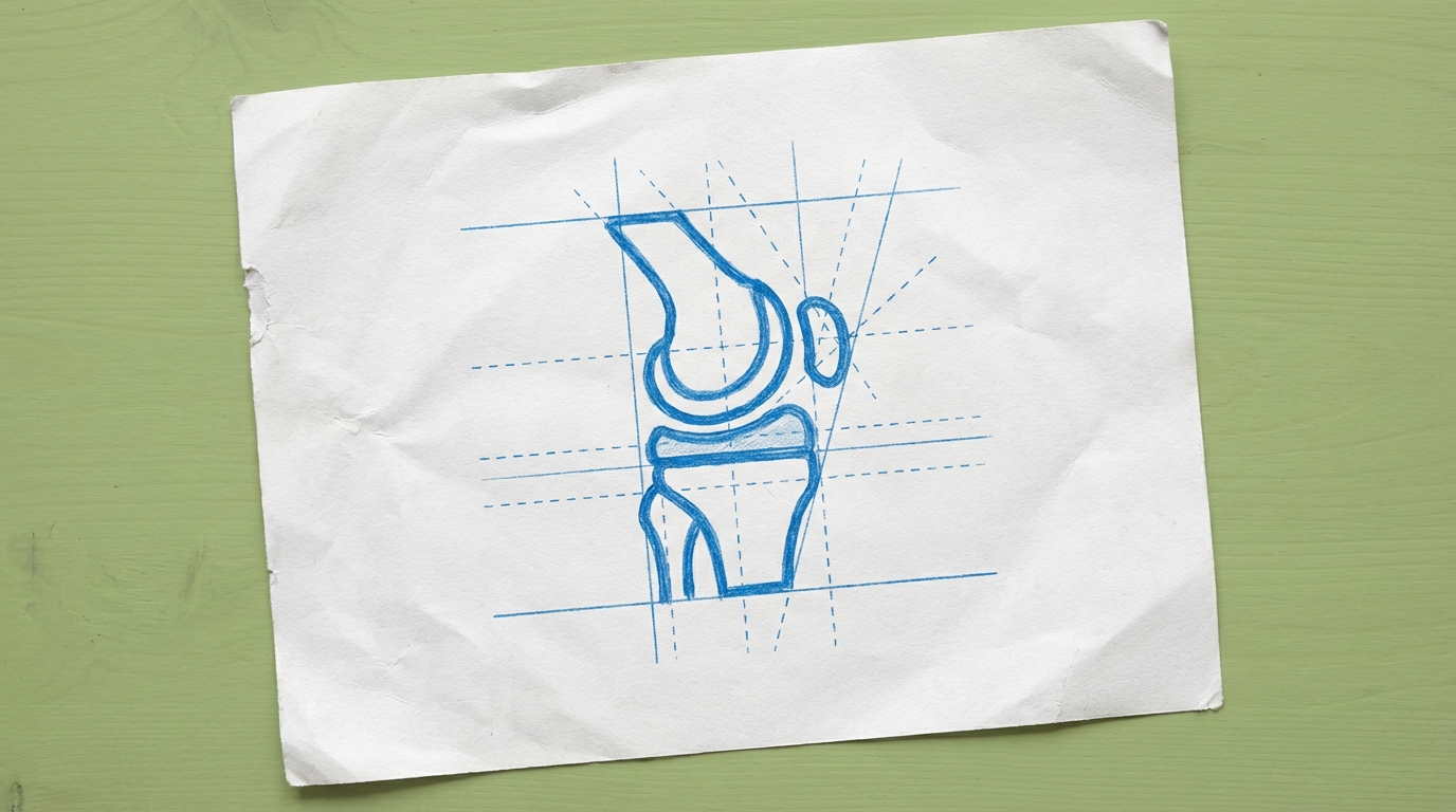 an artificial knee joint prosthesis